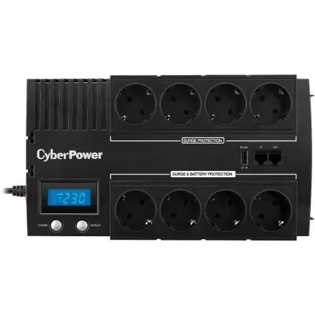 Cyberpower BR1200ELCD SAI Línea Interactiva 1200VA-720W 8 Salidas